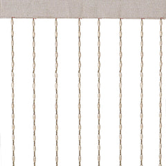 Kuber Industries Wood Solid Curtain, 7x4 ft, Beige, Cream