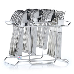 Heart Home Stainless Steel Cutlery Set for Kitchen & Dining Table with 24 Spoon (Silver) 54HH3943.