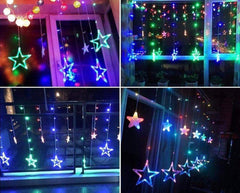 Heart Home LED String Light | 6 Big & 6 Small LED String Lights | Light for Christmas | Light for Weddings | Star Light | Lights for Home Decoration | Multi