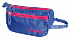 Heart Home Portable Lightweight Rexien Travel Toiletry Bag Shaving Kit With Carrying Strap (Blue)