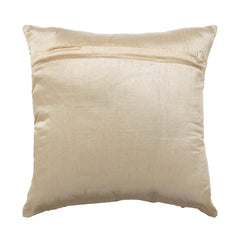 Kuber Industries Cushion Cover | Brown Gold Digital Print Cushion Cover | Jute Sofa Cushion Covers | Cushion Covers for Home Décor | 16 Inch | Set of 5 | Multi