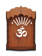 Homestic Pooja Mandir | Pooja Stand for Home | Temple for Home and Office | Wall Mounted Home Temple | Pooja Mandir Stand for Home | Laxmi Temple without Bell | Grandapine