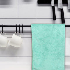 Kuber Industries Cleaning Cloths|Microfiber Highly Absorbent Wash Towels for Kitchen,Car,Window,24 x 16 Inch,Pack of 3 (Green)