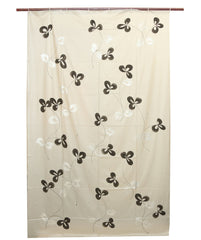 Kuber Industries 2 Piece PVC Shower Curtain Set - 7ft, Grey