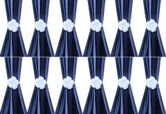 Kuber Industries Velvet 12 Pieces Curtain Tie Back Tassel Set (Silver) -CTKTC12893 (CTKTC012893)