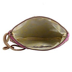 Kuber Industries Floral Design 2 Pieces Polyester Handcrafted Embroidered Women Handbag (CTKTC4407),Multicolour,Standard