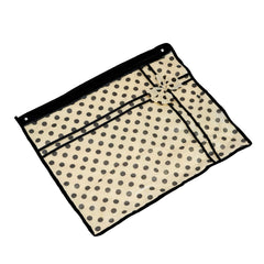 Kuber Industries Non Woven Dots Design Single Packing Saree Cover 24 Pcs Set (Ivory) - CTKTC030714