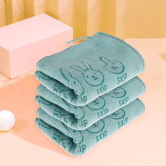 Heart Home Cleaning Towel | Reusable Cleaning Towel for Baby | Duster Towel for Home Cleaning | Skip Cleaning Cloth Towel with Hanging Loop | 30x40 | Pack of 2 | Multi