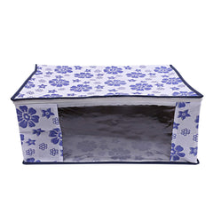 Kuber Industries 6 Piece Non Woven Saree Cover Set, Royal Blue,CTKNEW185