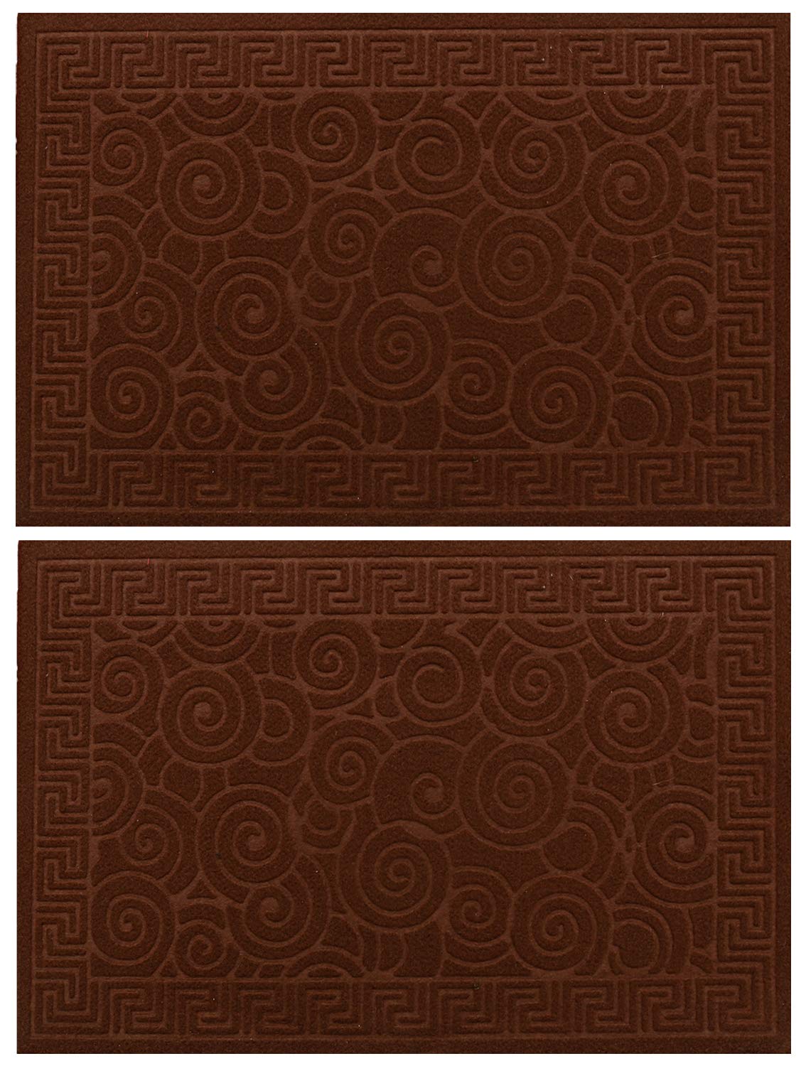 Kuber Industries 2 Piece Microfibre Door Mat Set - 23.6"x15.7", Multicolour