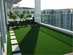 Kuber Industries High Density Artificial Grass Carpet Mat (4 x 8 ft, Green, GrassCT42)