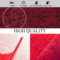 Heart Home Microfiber Door Mat for Porch/Kitchen/Bathroom/Laundry Room,Pack of 4 (Brown) 54HH3983.