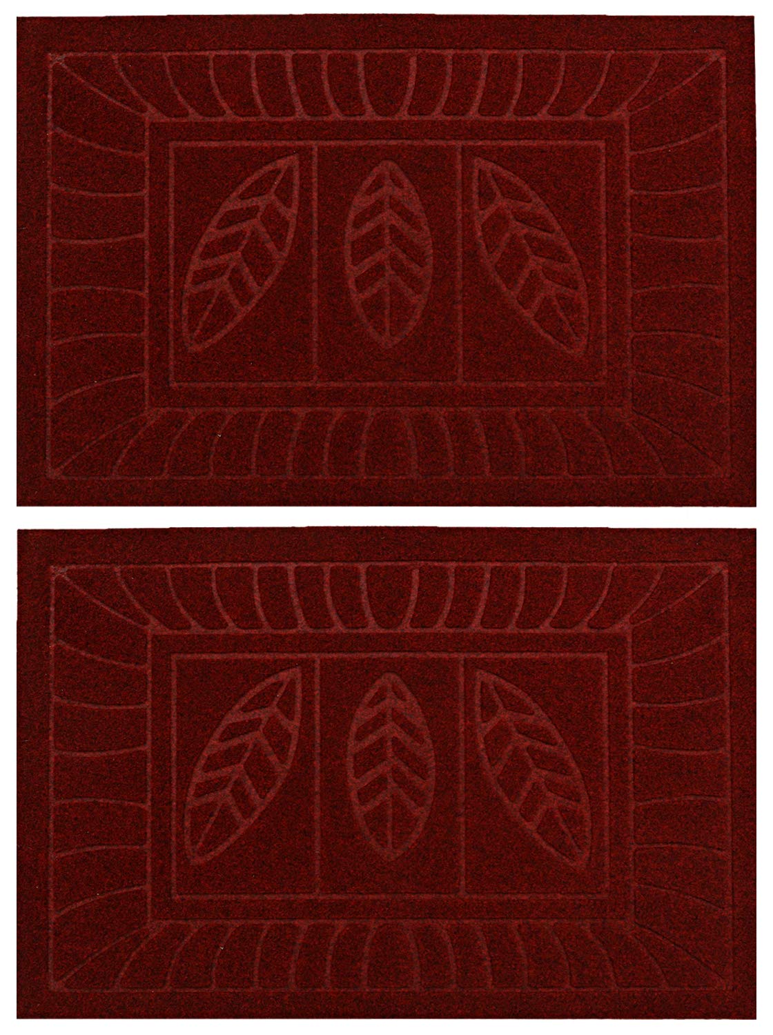 Kuber Industries 2 Piece Microfibre Door Mat Set - 23.6"x15.7", Multicolour