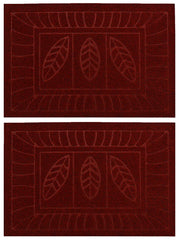 Kuber Industries 2 Piece Microfibre Door Mat Set - 23.6"x15.7", Multicolour