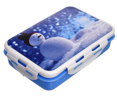 Kuber Industries Model-401 Unbreakable Plastic Medium Airtight Leakproof Lunch Box/Tiffin (Blue)-KUBMART1299,Standard