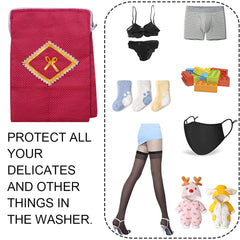 Kuber Industries Cotton Bow Dot Print Waterproof Undergarments Organizer|Toiletry Bag For Travel With Zippered & 2 Main Compartments Pack of 2 (Pink)