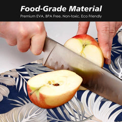 Heart Home Shelf Liner | Kitchen Cabinet Shelf Protector | Kitchen Liners for Cabinets and Drawers | Drawer Liner Mat | Green Leaf Shelf Liner Cabinet Mat | 3 MTR | Pack of 2 | Blue