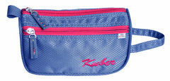 Heart Home Portable Lightweight Rexien Travel Toiletry Bag Shaving Kit With Carrying Strap (Blue)