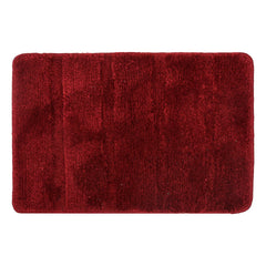 Kuber Industries Door Mat | Velvet Patta Pattern Door Mat | Super Absorbent Floor Mat | Bath Mat for Indoor & Outdoor | Door Mats for Entryway | Maroon