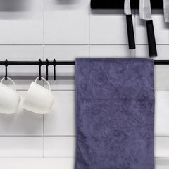 Kuber Industries Cleaning Cloths|Microfiber Highly Absorbent Wash Towels for Kitchen,Car,Window,24 x 16 Inch,Pack of 2 (Green & Gray)