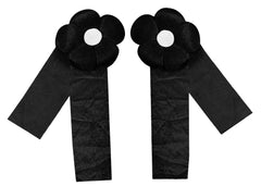 Heart Home Velvet 2 Pieces Curtain Tie Back Tassel Set (Black) CTHH5246