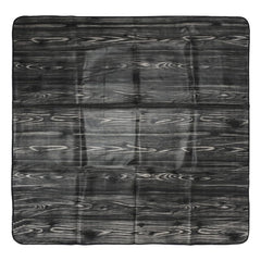 Heart Home Food Mat | Wooden Texture Bed Server | Laminated Bed Protector for Home | Bed Server for Bedsheet | 36 Inch | Black