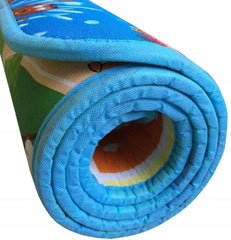 Kuber Industries 3D Printed Rectangular Carpet (Multicolour, Memory Foam, Standard)