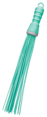 Kuber Industries Kharata Plastic Hard Bristle Broom/Jhadu For Bathrooms Cleaning (Green)-KUEMART3348