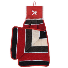Kuber Industries Hanging Cotton 4 Pieces Cotton Washbasin Napkin/Hand Towel for Kitchen and Bathroom (Multi) - CTKTC45597