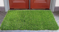 Kuber Industries PVC Artificial Grass Mat - Size 18" x 36" (Green)-CTKTC024267