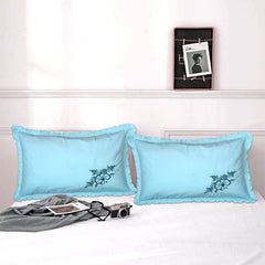 Kuber Industries Bandhej Print Breathable & Soft Cotton Pillow Cover for Sofa, Couch, Bed, Set of 4 (Sand) 54KM4123
