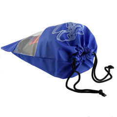 Kuber Industries 9 Piece Non Woven Travel Shoe Organizer Space Saving Fabric Storage Bags Organizer (Grey & Royal Blue & Black)-KUBMART964