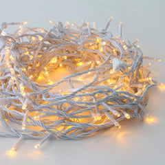 Kuber Industries LED String Lights | Diwali Rice Lights | Christmas Home Decoration Lights | Serial Bulbs String Lights | Lights for Décoration | 15 MTR | Pack of 2 | Warm White