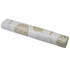 Kuber Industries Kitchen Drawer/ Cabinet Shelf Mat|Flower Design With PVC Material|Adjustable Size 5 MTR Roll (Cream)-KUBMART03005, Polyvinyl Chloride