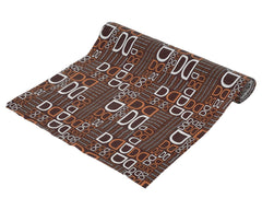 Kuber Industries D Print PVC Anti Slip Skid Shelf Mat, 10 Mtr (Brown)