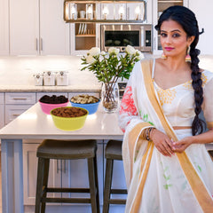 Kuber Industries Bowls|Plastic Dishwasher Safe Bowl|Serving Bowls|Bowls for Kitchen|Microwave Safe Bowls for Salad|Soup|Pasta|500 ML|Pack of 6 (Multicolor)