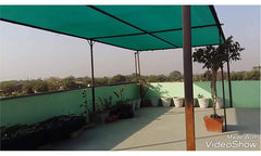 Kuber Industries 10 x 30 ft. Sun Mesh Shade Sunblock Shade Cloth UV Resistant Net for Garden/Home/Lawn/Shade/Netting/Sports (Green) (F_26_KUBMART016998)