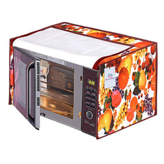 Heart Home PVC Fruit Printed Microwave Oven Cover, Dustproof Machine Protector Cover,23 LTR. (Multicolor)-HS43HEARTH26026
