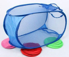 Heart Home Pack of 3 Nylon Mesh Laundry Basket, 20 Ltr, CTHH11762,Multi,standard