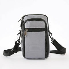 Kuber Industries Paspport Holder for Men & Women|Multifunction Passport Cover Bag|Nylon Passport Pouch for Luggage (Grey)
