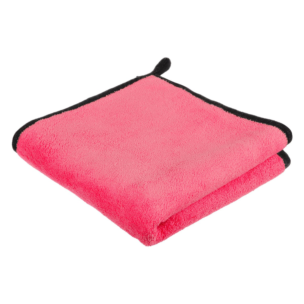 Kuber Industries Cleaning Towel | Reusable Cleaning Cloths for Kitchen | Duster Towel for Home Cleaning | 400 GSM Cleaning Cloth Towel with Hanging Loop | 40x40 | Pink