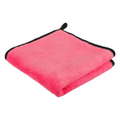 Kuber Industries Cleaning Towel | Reusable Cleaning Cloths for Kitchen | Duster Towel for Home Cleaning | 400 GSM Cleaning Cloth Towel with Hanging Loop | 40x40 | Pink
