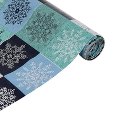 Heart Home Multicheck Printed PVC Anti Slip Skid Shelf Mat, 10 Mtr- Pack of 2 (Multicolor)