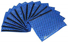 Kuber Industries 12 Piece Polka Dots Non Woven Saree Cover Set, Blue