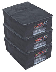 Kuber Industries 3 Pieces Parachute Waterproof Shirt Cover (Grey) - CTKTC31256