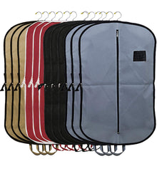 Kuber Industries 12 Pieces Foldable Non Woven Men's Coat Blazer Suit Cover (Grey & Black & Maroon & Brown) -CTKTC041867