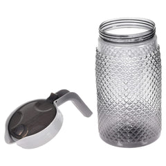 Heart Home Plastic Water Jug with 6 Tumblers Drinkware Set (Grey)-45HH052