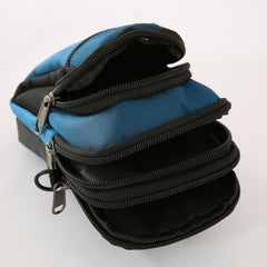 Kuber Industries Paspport Holder for Men & Women|Multifunction Passport Cover Bag|Nylon Passport Pouch for Luggage (Blue)