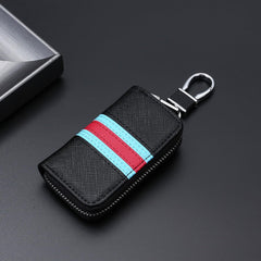 Kuber Industries Key Case|Keychain/Keyring/Key Tag|Car Key Clip, Key Holder, Key Organizer (Black)