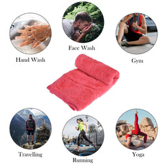 Heart Home Cleaning Towel | Reusable Cleaning Cloths for Kitchen | Duster Towel for Home Cleaning | 350 GSM Cleaning Cloth Towel for Car | Bike | 30x60 | Pack of 2 | Dark Pink